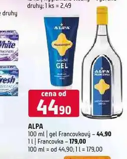 Terno Alpa gel nabídka