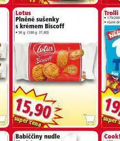 Norma Lotus plněné sušenky s kérmem biscoff nabídka