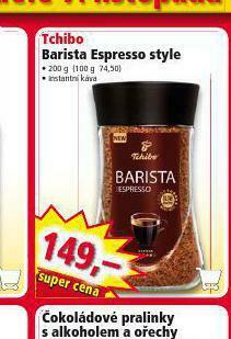 Norma Tchibo barista espresso style nabídka