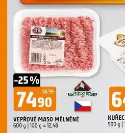 Terno Vepřové maso mělněné nabídka