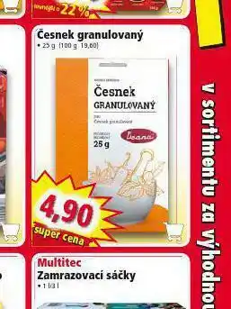 Norma Česnek granulovaný nabídka