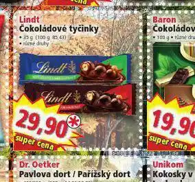Norma Lindt čokoládové pralinky nabídka