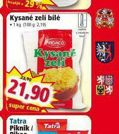 Norma Kysané zelí bílé nabídka