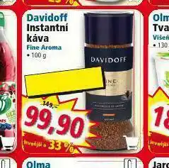 Norma Davidoff instantní káva nabídka