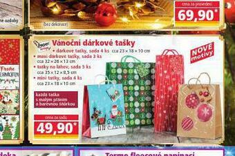 Norma Vánoční dárkové tašky nabídka