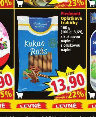 Norma Oplatkové trubičky nabídka