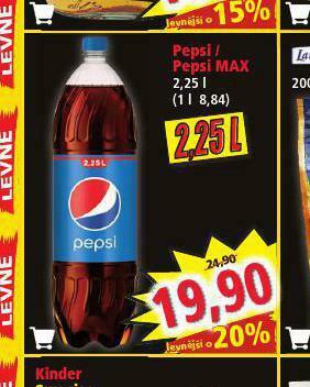 Norma Pepsi 2,25l nabídka