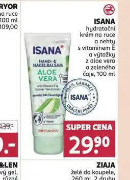 Rossmann Isana hydratační krém nabídka