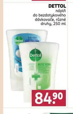 Rossmann Dettol náplň do bezdotykového dávkovače nabídka