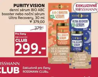 Rossmann Purity vision sérum nabídka