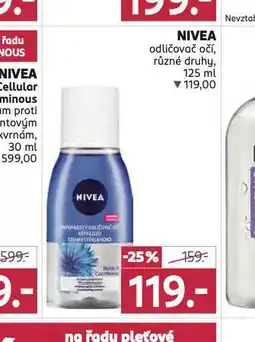 Rossmann Nivea odličovač očí nabídka