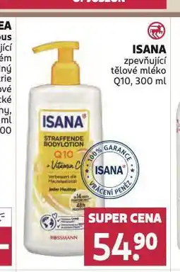 Rossmann Isana zpevňující tělové mléko q10 nabídka