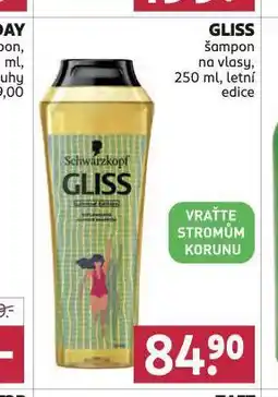 Rossmann Gliss šampon nabídka