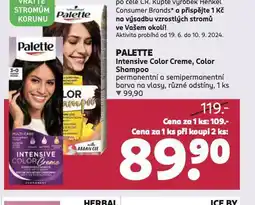 Rossmann Palette intensive color creme, color shampoo nabídka