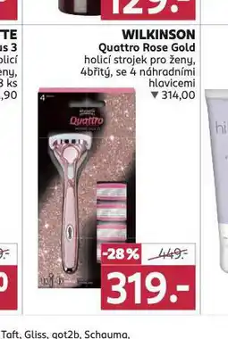 Rossmann Wilkinson holicí strojek nabídka
