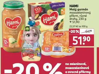 Rossmann Hami malý gurmán nabídka