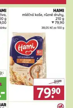 Rossmann Hami mléčná kaše nabídka
