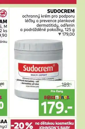 Rossmann Sudocream ochranný krém nabídka