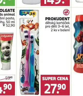 Rossmann Prokudent dětský zubní kartáček nabídka