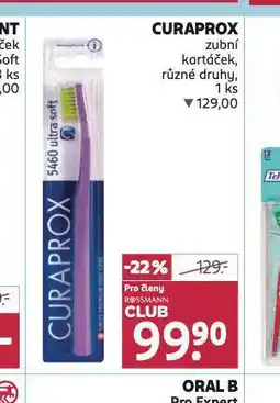 Rossmann Curaprox zubní kartáček nabídka