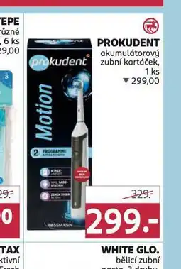 Rossmann Prokudent akumulátorový zubní kartáček nabídka