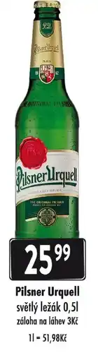 Qanto Pilsner Urquell světlý ležák 0,5L nabídka