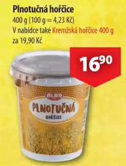 CBA Plnotučná hořčice nabídka