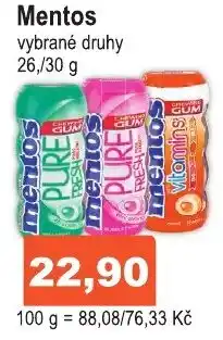 COOP DISKONT Mentos nabídka