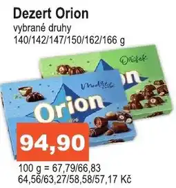 COOP DISKONT Dezert Orion nabídka