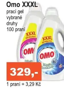 COOP DISKONT Omo XXXL prací gel nabídka