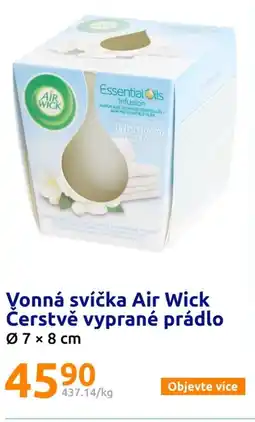 Action Vonná svíčka Air Wick Čerstvě vyprané prádlo nabídka