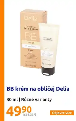 Action BB krém na obličej Delia nabídka