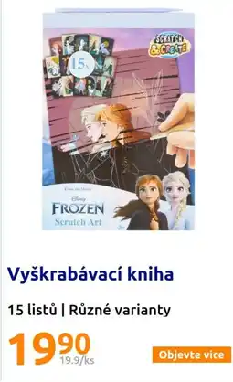 Action Vyškrabávací kniha nabídka