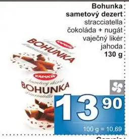 Jip Bohunka sametový dezert nabídka