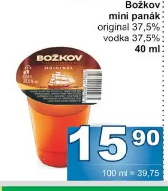 Jip Božkov mini panák nabídka