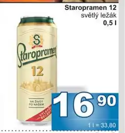 Jip Staropramen 12 nabídka