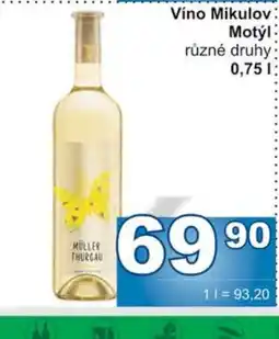 Jip Víno Mikulov Motýl nabídka