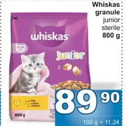 Jip Whiskas granule nabídka