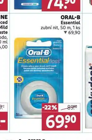 Rossmann Oral-b essential zubní nit nabídka