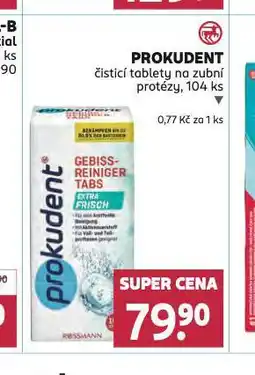 Rossmann Prokudent čistící tablety na zubní protézy nabídka