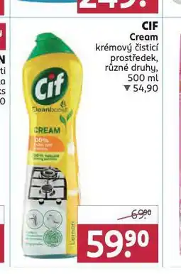 Rossmann Cif cream krémový čistící prostředek nabídka