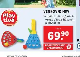 Lidl Venkovní hry nabídka
