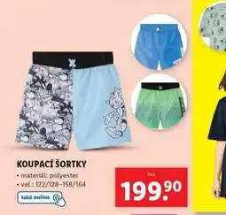 Lidl Koupací šortky nabídka