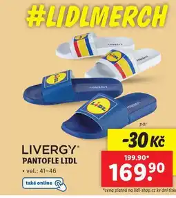 Lidl Pantofle lidl nabídka