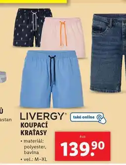 Lidl Koupací šortky nabídka