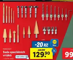 Lidl Sada speciálních vrtáků nabídka