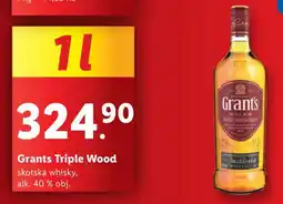 Lidl Grant's triple wood whisky nabídka
