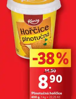 Lidl Plnotučná hořčice nabídka