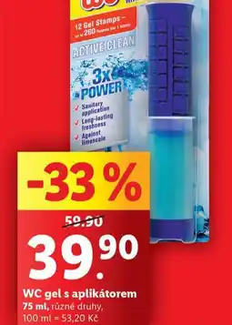 Lidl Wc gel s aplikátorem nabídka