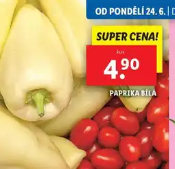 Lidl Paprika bílá nabídka